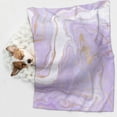 thumbnail image 6 of Disketp Lavender Glitter Foil Stripes Dog Blanket/Bed Cover for Dogs and Cats,Puppy Essentials-Small, 6 of 8