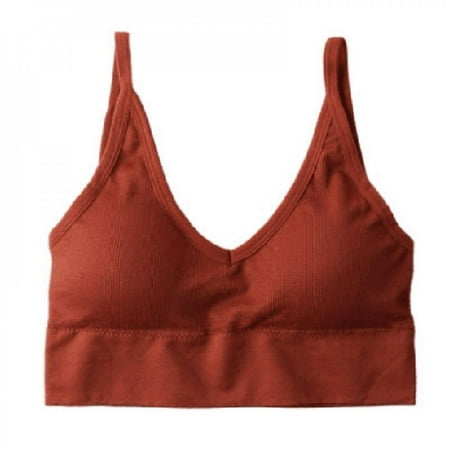 

Fantadool Japanese Triangle Cup Sexy Vest Bottoming Tube Top Solid Color No Steel Ring Elastic Bra