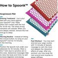 thumbnail image 4 of Spoonk Cotton Magenta Acupressure Mat, 4 of 5