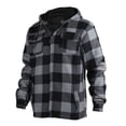 thumbnail image 3 of Chaqueta polar Gary Com de franela gruesa y gruesa a cuadros para hombre, 3 of 9