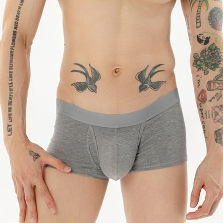 

Men Sexy Briefs Breathable U-Bulge Sports Big Pouchcup Pouch Boxer Underwear