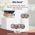 thumbnail image 5 of 6pcs Mia Secret Nude Collection Acrylic Nail Art, 5 of 6