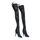 thumbnail image 3 of High Neck Action Figure Boots Stylish PU Leather Costume Accessories Gifts 1/6 Scale Fashion Soldier Women's Boots for Soldiers Figures Accs Sunnimix Botas de figuras de acción, 3 of 6