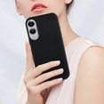 thumbnail image 3 of For Samsung Galaxy S25 Edge TPU Case Soft Matte Anti-fingerprint Phone Back Cover - Black, 3 of 5