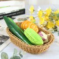 thumbnail image 6 of Alvinma Creative Hand Woven Imitation Rattan Fruit Basket Bread Basket Fruit Holder, 6 of 8