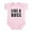 Petal Pink, variant on CafePress - Like A Boss Infant Bodysuit - Baby Light Bodysuit, Size Newborn - 24 Months