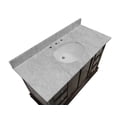 thumbnail image 2 of Bella 48" Bathroom Vanity with Chocolate Cabinet and Carrara Marble Top, 2 of 6