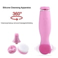 thumbnail image 4 of Cepillo De Limpieza Facial Giratorio De 360° Recargable Por Usb Y Cepillo De Vibración Sónica Viene Con Limpieza Facial Limpieza Profunda Exfoliación Suave Cepillo De Limpieza Facial Eléctrico Inevent CE007635-01, 4 of 6