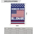 thumbnail image 7 of Hands Off Workers Data Garden Flag 12x18 Workers-Over-Billionaire Yard Sign Stop The-Billionaire-Takeover House Flag No Flagstand Double Sided, 7 of 7