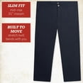 thumbnail image 2 of Dickies Womens Plus Size Work Pants - Mid Rise Slim Fit Bootcut Leg Casual Trousers - Size Up for Ideal Fit, 2 of 7