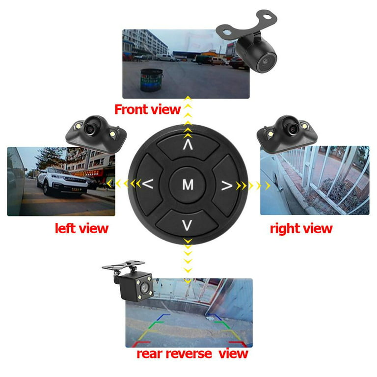 360 Camera Car Bird View System 4 Camera Rear Front Left Right for
