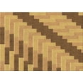 thumbnail image 1 of Ahgly Company Machine Washable Indoor Rectangle Transitional Beer Orange Area Rugs, 6' x 9', 1 of 7