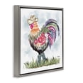 thumbnail image 3 of Stupell Industries Southwestern Cowboy Floral Hen Gray Floating Frame Canvas Art, 18 x 18, by Ziwei Li, 3 of 8