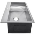 thumbnail image 2 of AKDY Handcrafted All-in-One Drop-In Stainless 30"x18 "x9" Kitchen Sink KS0098, 2 of 2