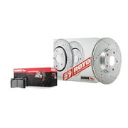 Hawk Performance 2009 Nissan 350Z Nismo (Alum Calipers) -Sector 27 Rotors w/ HPS 5.0 Pads Kit -Rear