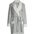 thumbnail image 6 of Holiday Time Women's and Women's Plus Plush Shawl Sleepwear Robe Solid, 6 of 6