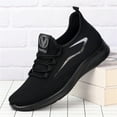 thumbnail image 5 of Dakaela Mens Slip on Walking Shoes Breathable Running Shoes Lightweight Gym Fashion Sneakers Black 8, 5 of 6