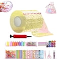 thumbnail image 1 of Glitter Bubble Nano Tape Toy Set, Tape Bubble Kit, Elastic Double Sided Craft Set, Stress Ball Making, DIY Nano Tape Bubbles Squishy Making Craft Set,Squishy Making Maker Kit for Girls, 1 of 5