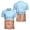 Light Blue, variant on OIOLOYJM Golf Shirts for Men Summer 3D Print Novelty Performance Short Sleeve Mesh Casual Quick Dry Lightweight Polo Shirts Basic Stylish Athletic Collared Tee Shirts White 4XL