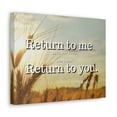 thumbnail image 6 of Scripture Walls  Return To Me Zechariah 1:3 Bible Verse Canvas Christian Wall Art Ready to Hang Unframed, 6 of 17