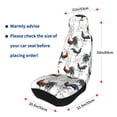 thumbnail image 4 of Vsdgher Cool Chicken Automotive Seat Covers for Cars Trucks and SUVs – Car Seat Covers for Truck Seat Protectors Set of 2, 4 of 7