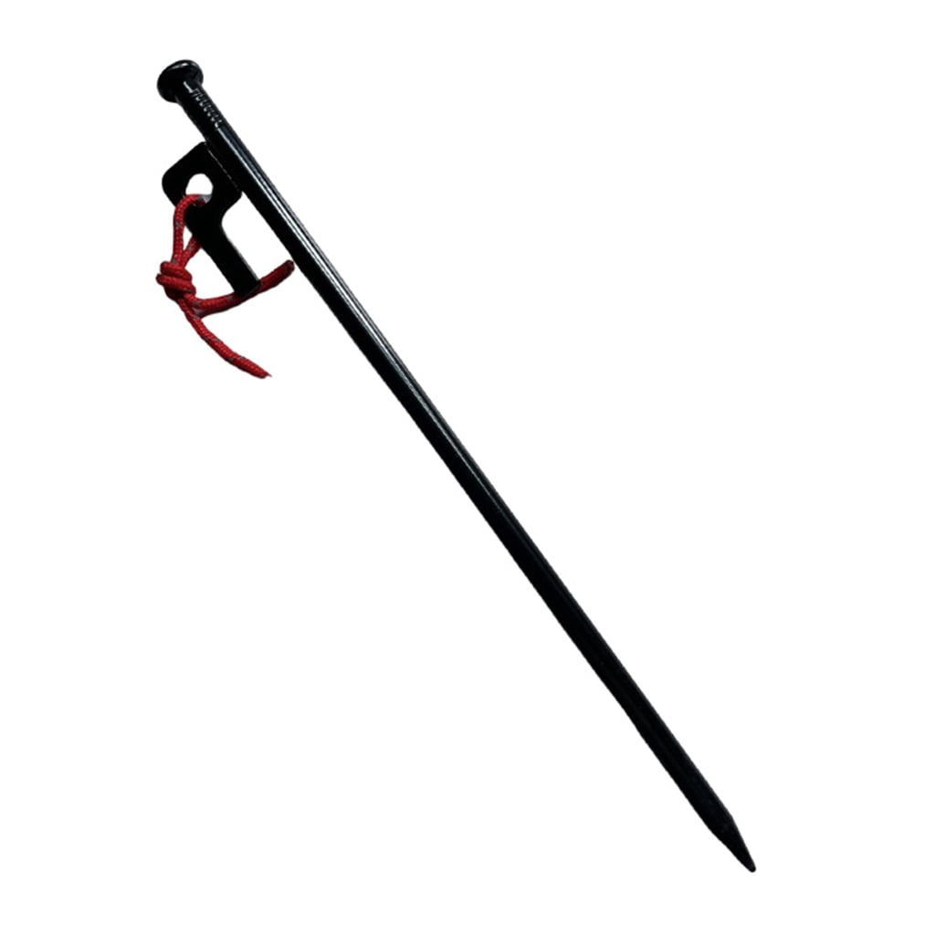 4Pcs Outdoor Steel Tent Stakes Heavy Dutys Tent Peg Ground Stakes Fixations Peg for Canopies, Campings, Hikings, Beach