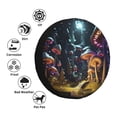 thumbnail image 2 of Kdxio Purple Glowing Mushroom for Tire Cover Wheel Protectors Tyre Covers Weatherproof Wheel Covers Universal Fit for Trailer Rv SUV Truck Camper Travel Trailers 16 inch, 2 of 5