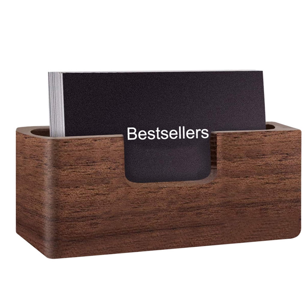 Professional wooden business card holder, desk card holder, convenient and durable