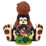 CoTa Global Big Foot Snow Globe Decor - Beautiful Pink Sparkle Snow Big Foot Figure Decor, Unique Snow Globes for Kids, Adults, Collectible Glitter Globes Ornament for Home, Birthday, Christmas - 45mm