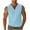 Sky Blue, variant on Virmaxy Men's solid color V-neck Tank Top casual sleeveless T-shirt tops Quick-drying Bodybuilding Shirts Fitness Athletic Muscle Tee Black L