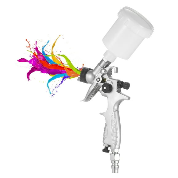 FlyFlise HVLP Spray Gun Gravity-Feed Airbrush Air Paint Sprayer with