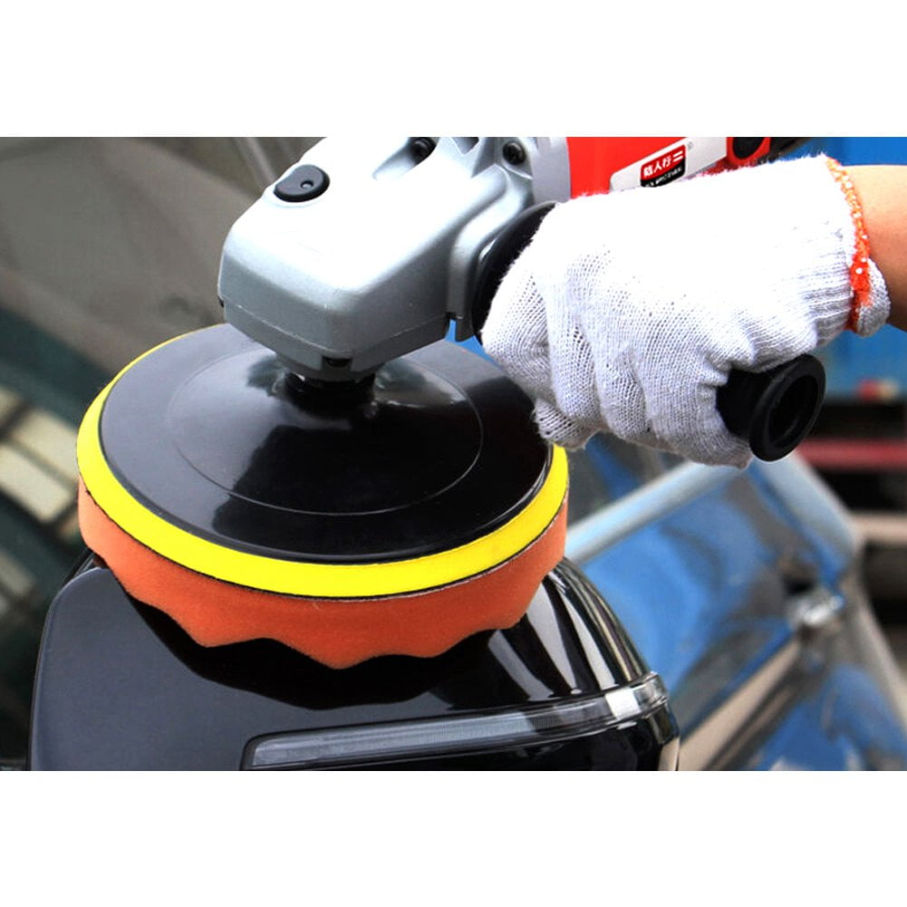 Yosoo 7 Polishing Sponge Waxing Buffing Pad Compound Auto Car Polisher Drill Kit 30mm Walmart
