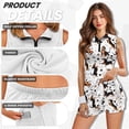 thumbnail image 5 of Yuyamidu Dachshund Womens Tennis Dress with Two Side Pockets Dog Paw Tennis Dress for Women Size XS Sleeveless Summer Clothes with Built-in Shorts 2 Piece Sets Outfits, 5 of 7