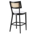 thumbnail image 5 of Counter Stool Chair, Set of 2, White Black, Wood, Bar Pub Cafe Bistro Dining Kitchen Hospitality Restaurant, Modern Contemporary HB36728, 5 of 10