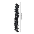 thumbnail image 3 of 67 Inch Black Simulated Maple Leaf Vine Fall Decor for Halloween Thanksgiving Festival Indoor Outdoor Decoration, 3 of 6