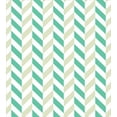 thumbnail image 3 of Chevron Duvet Cover Set, Chevron Herringbone Pattern Springtime Freshness Classic Stripe Art, Decorative 3 Piece Bedding Set with 2 Pillow Shams, King Size, Sea Green Eggshell White, by Ambesonne, 3 of 3