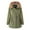 Army Green, variant on SMihono Deals Womens Long Sleeve Hooded Casual Outwear Coats Women's Thickened Lamb Plush Cotton Jacket Women's Loose Fitting Women's Cotton Jacket Detachable Hat Plush Jacket Army Green 4