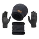 thumbnail image 1 of Moda De Invierno Gorro Punto Bufanda Guante Cálido 4 Pcs, 1 of 7