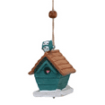 thumbnail image 5 of Bird House Cage Wind Chimes Cute Cartoon Pastoral Hanging Ornament Crafts Home Garden Resin Decoration White, 5 of 6