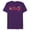 Purple, variant on Disney Mickey & Minnie Valentine's Day Script Logo Trip - Short Sleeve Blended T-Shirt for Adults - Customized-Ocean Blue