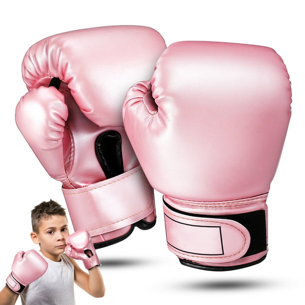1 par de guantes de boxeo para niños pequeños, guantes tailandeses cómodos para sparring, guantes de kickboxing para entrenamiento