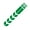 Color:Reflective green, variant on Motorcycle Fender Arrow Stripe Decoration Sticker Waterproof Warning Reflective Tape Universal Scooter Mudguard Decals