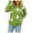Green, variant on Aoochasliy Womens Sweaters Pullover Clearance Trendy Coat Tops V-neck Loose Splicing Coat