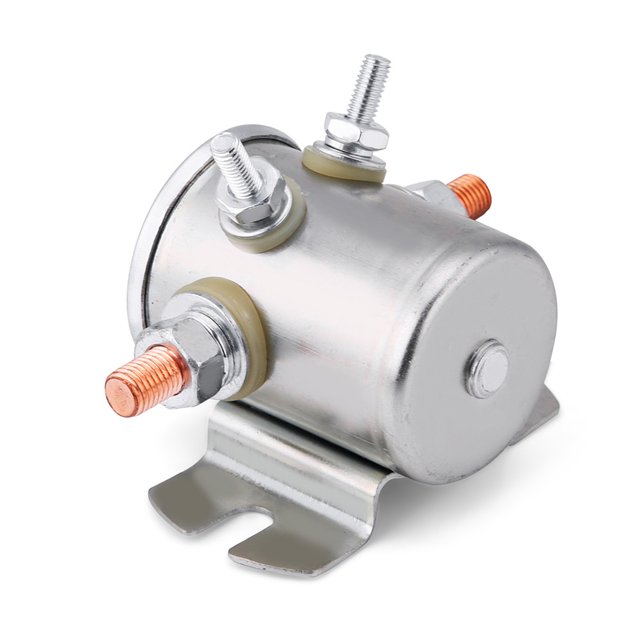 Continuous Duty 12V 150A Solenoid Relay Switch, Replaces 1114208, Easy Installation, Compatible for Cart