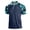 Blue, variant on Polo Shirts for Men Casual Button Camo Print Henley Shirts Lightweight Short Sleeve T Shirt Fashion Work Collared Pullover Tops Camouflage S