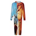 thumbnail image 4 of The Lion King Women Men Pajamas Zipper Onesie Jumpsuit Hooded One Piece Sleepwear, 4 of 7