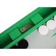 thumbnail image 2 of Silverman & Co. 19-inch Premium Backgammon Set - Large - Green, 2 of 12