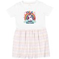 thumbnail image 3 of Inktastic Pre-k Here I Come Unicorn Girls Toddlers Kids Back to School Girls Toddler Dress, 3 of 5