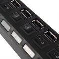 thumbnail image 4 of HUB USB 2.0 Cateissary 7 Puertos Alta Velocidad Negro, 4 of 4