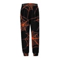 thumbnail image 5 of Riecok Halloween Outfits for Girls Long Sleeve Spider Web Printed Pullover Tops and Long Pants Holiday Pajama sets, 5 of 5